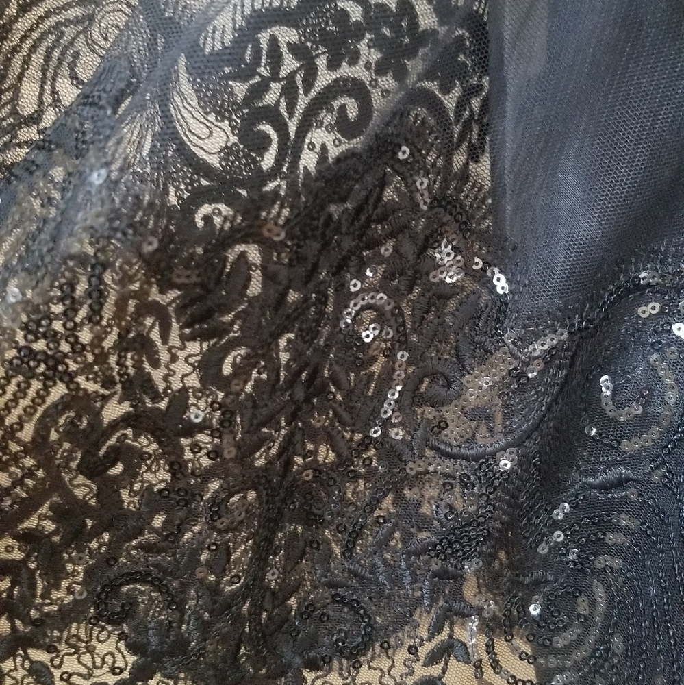 Marchesa Notte Tulle Strapless Dress - Picture 5 of 9